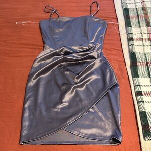 Windsor Shimmering Lavender Mini Dress